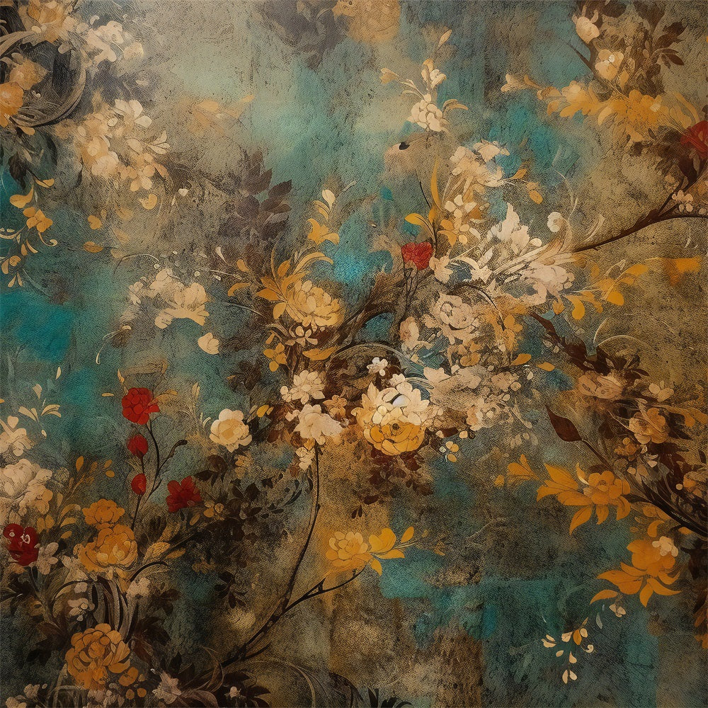 Fondali Digitali Di Maternita Sfondo Da Parete Floreale Arte Vintage BRP12-30