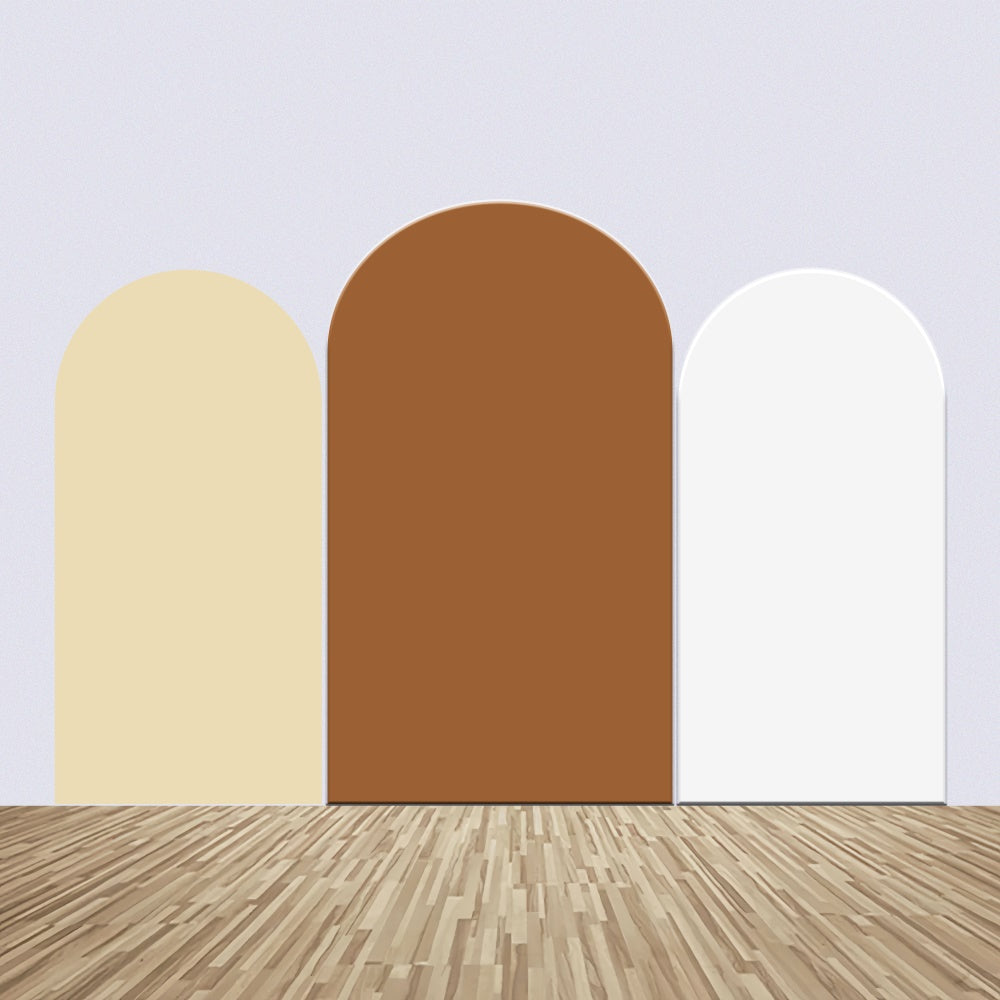 Sfondo Personalizzato Compleanno Sfondo Arco Neutro Tono Terra BRP12-315