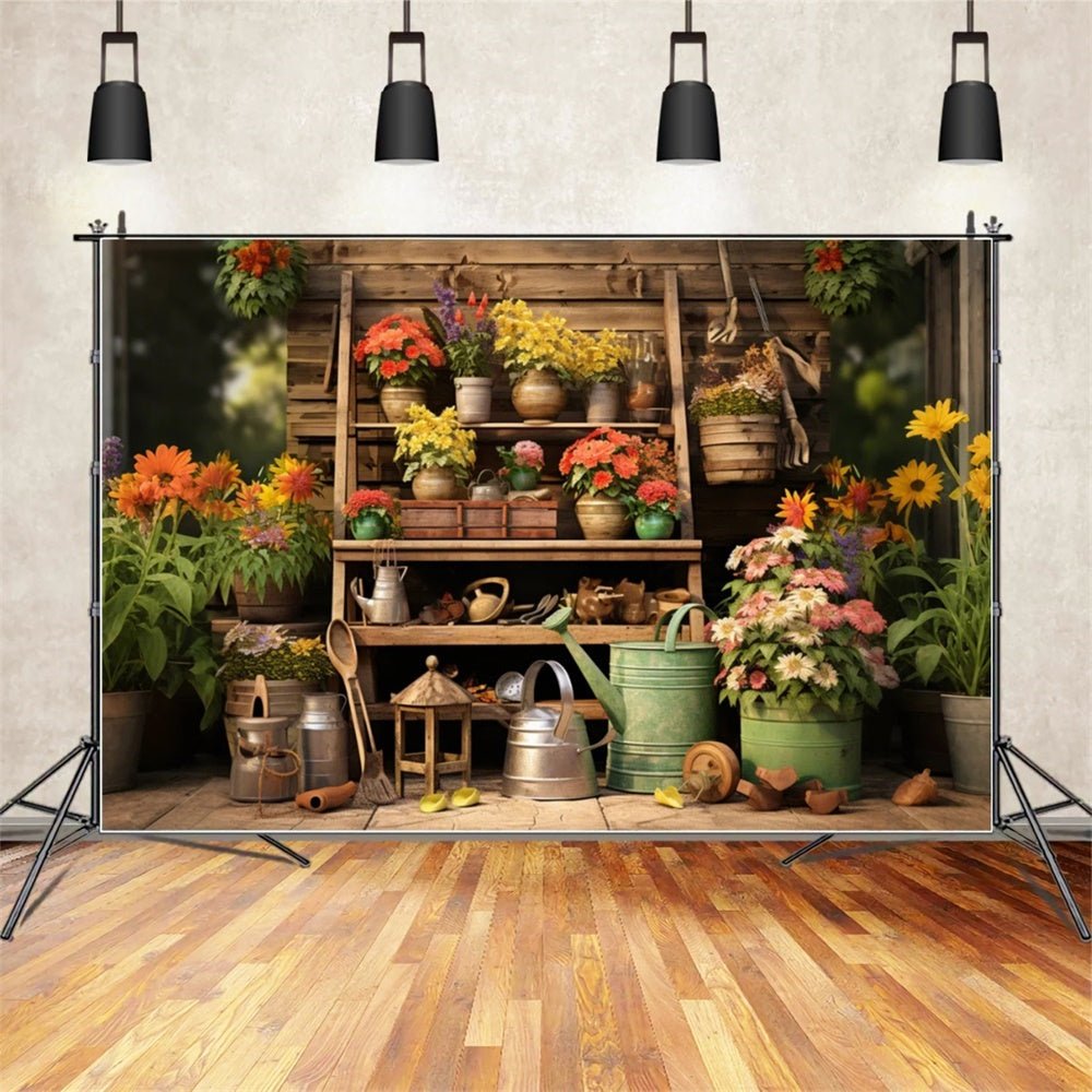 Sfondo Fotografico Per Scaffale Per Fiori Autunnali BRP7-107