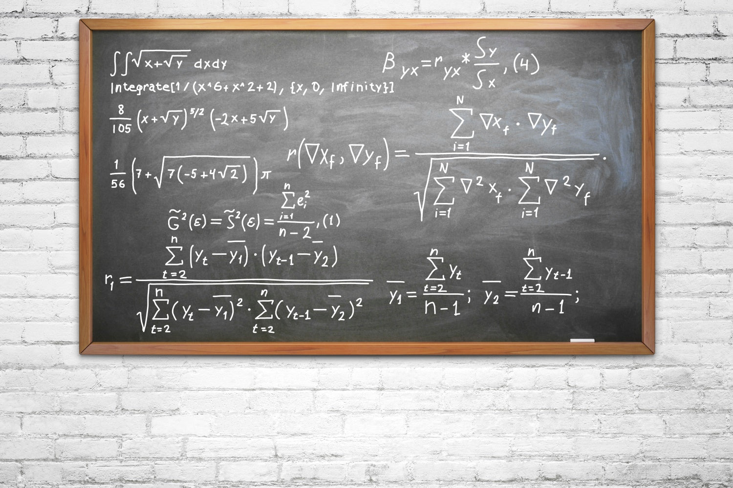 Ritorno A Scuola Sfondo Lavagna Muro Di Mattoni BRP7-50
