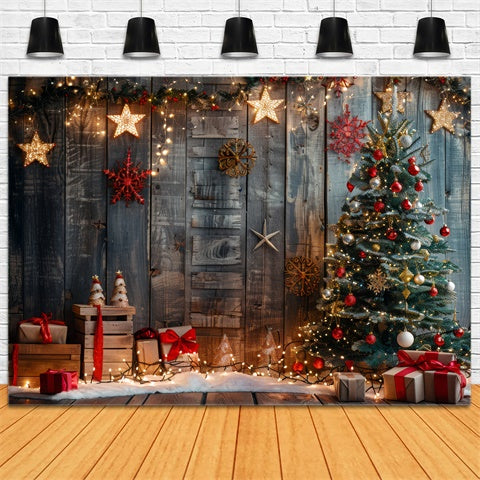 Sfondo Per Albero Di Natale E Regali Da Parete In Legno BRP8-146