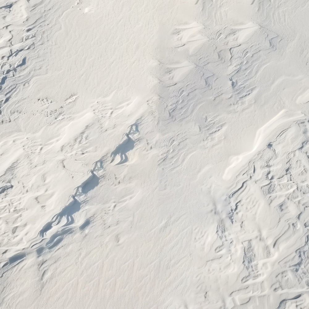 Sfondo Del Pavimento In Tessuto Delicato Con Increspature Della Neve BRP9-18