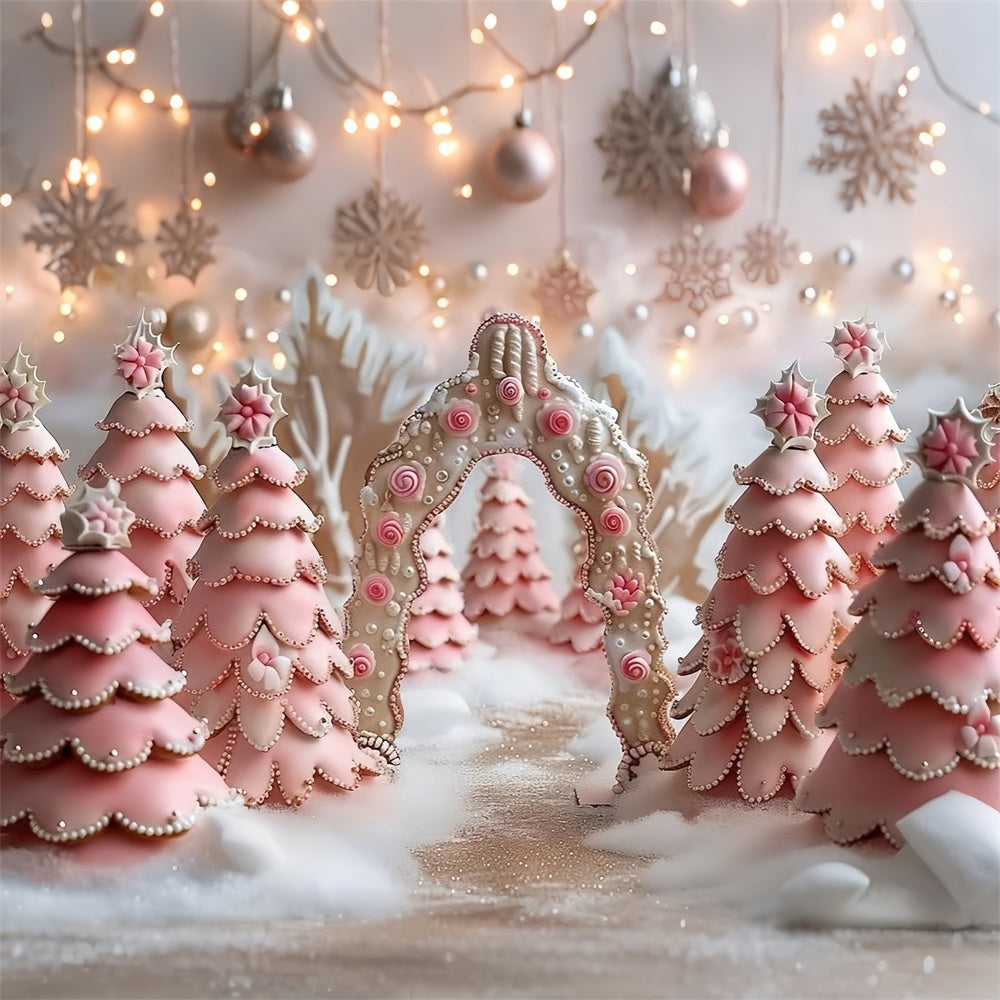 Sfondo Rosa Fantasy Candy Cane Winter Wonderland BRP9-330