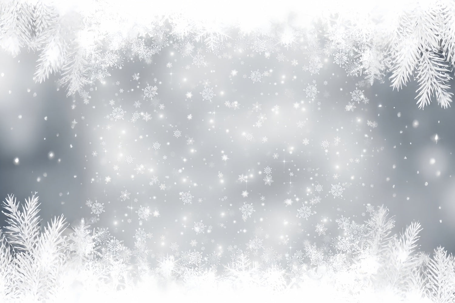 Sfondo Della Foresta Del Paese Delle Meraviglie Della Neve Ghiacciata Invernale BRP9-343