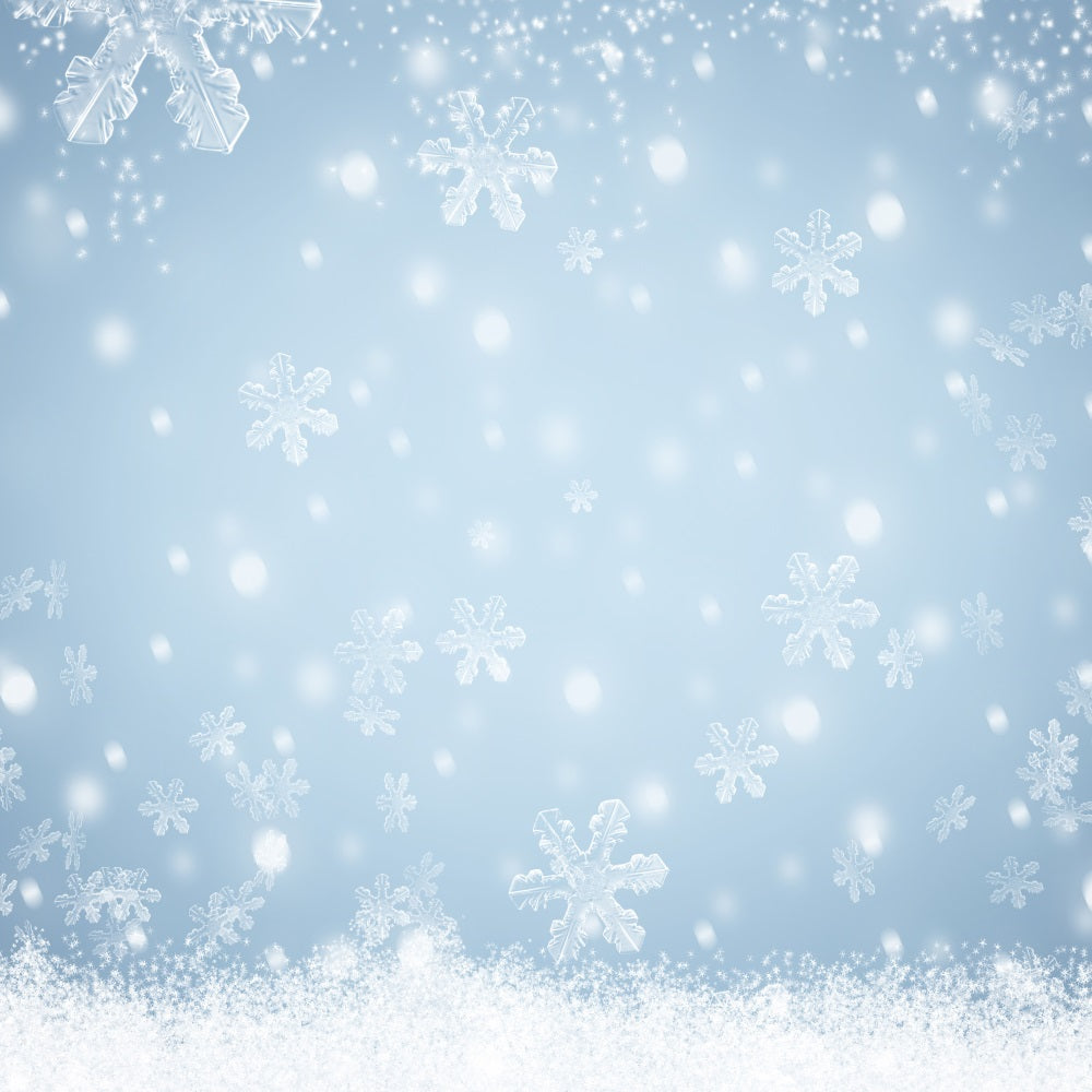 Sfondo Di Fiocchi Di Neve Scintillanti Del Paese Delle Meraviglie Invernali BRP9-346