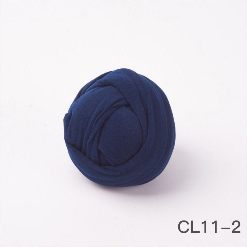 Fascia Elastica Morbida Per Fotografia In Tinta Unita Per Neonati CL11