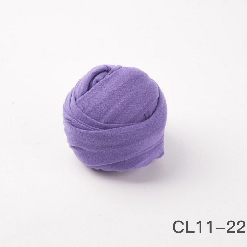 Fascia Elastica Morbida Per Fotografia In Tinta Unita Per Neonati CL11