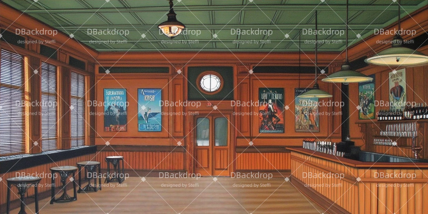 Fondale Per Palcoscenico Teatrale Sweet Apple Bar Fondali Teatrali CSH510-T48