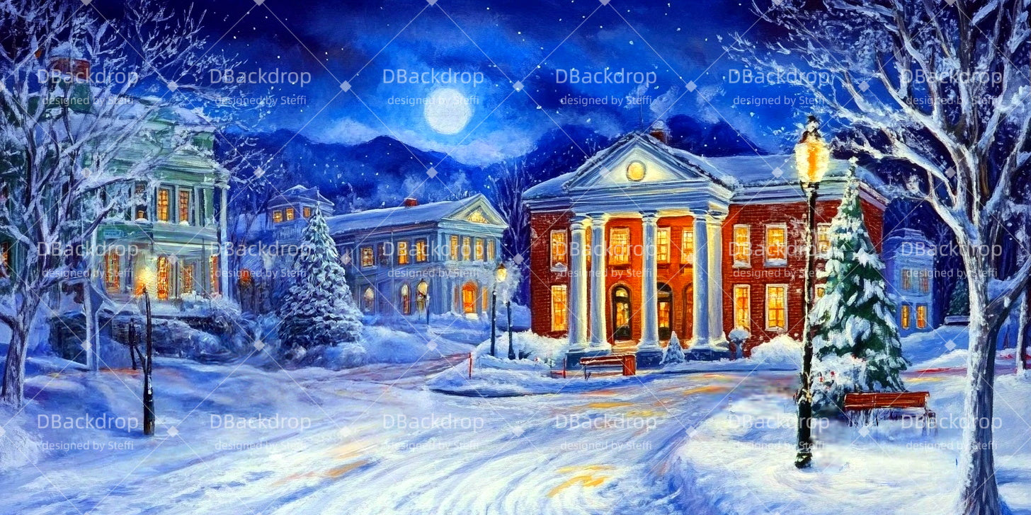 Fondali Per Palcoscenico Natalizio Fondali Per Teatro Invernale CSH511-T47