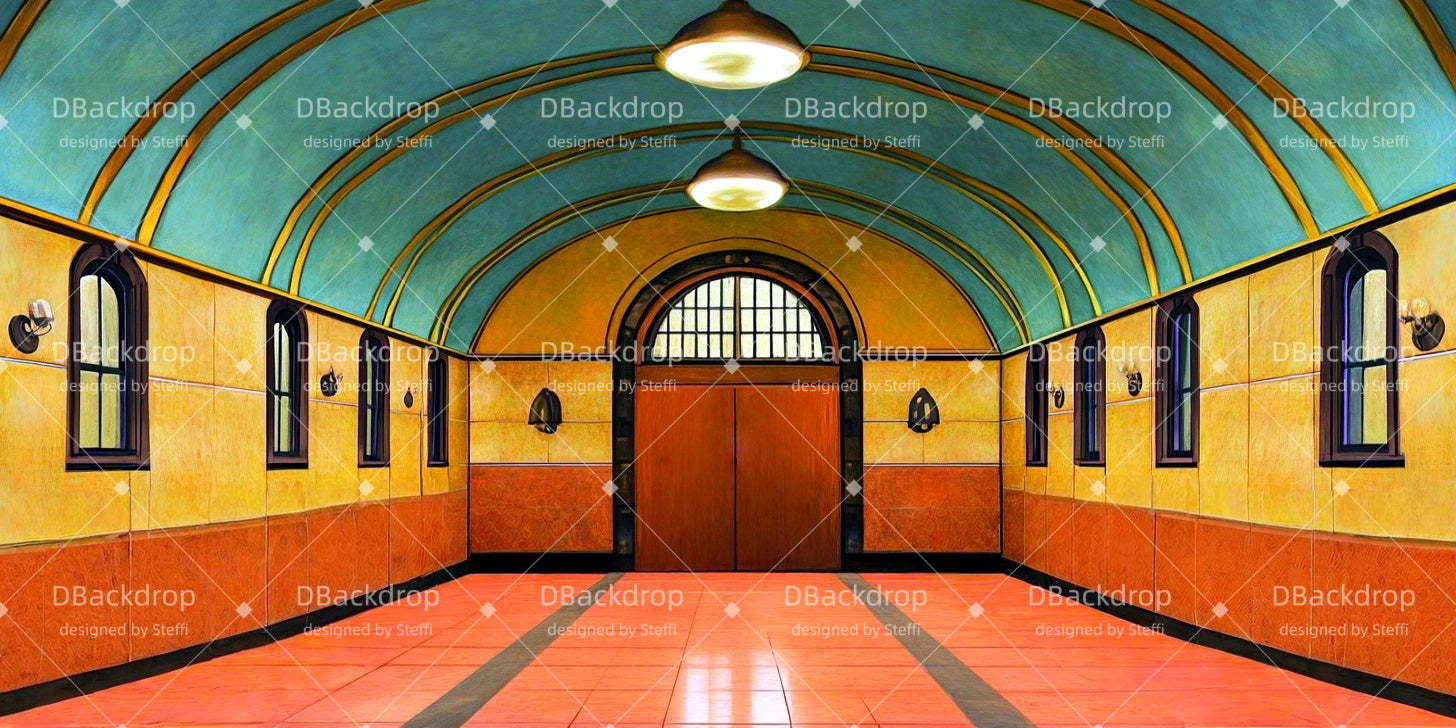 Idee Per Fondali Teatrali Fondali Per Stazioni Retrò CSH511-T48