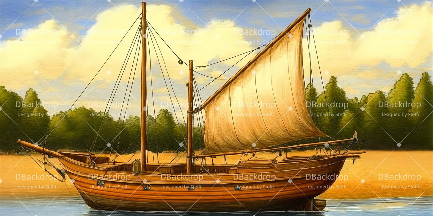 Fondali Per Spettacoli The Boat Fondali Per Palcoscenici Professionali CSH511-T10