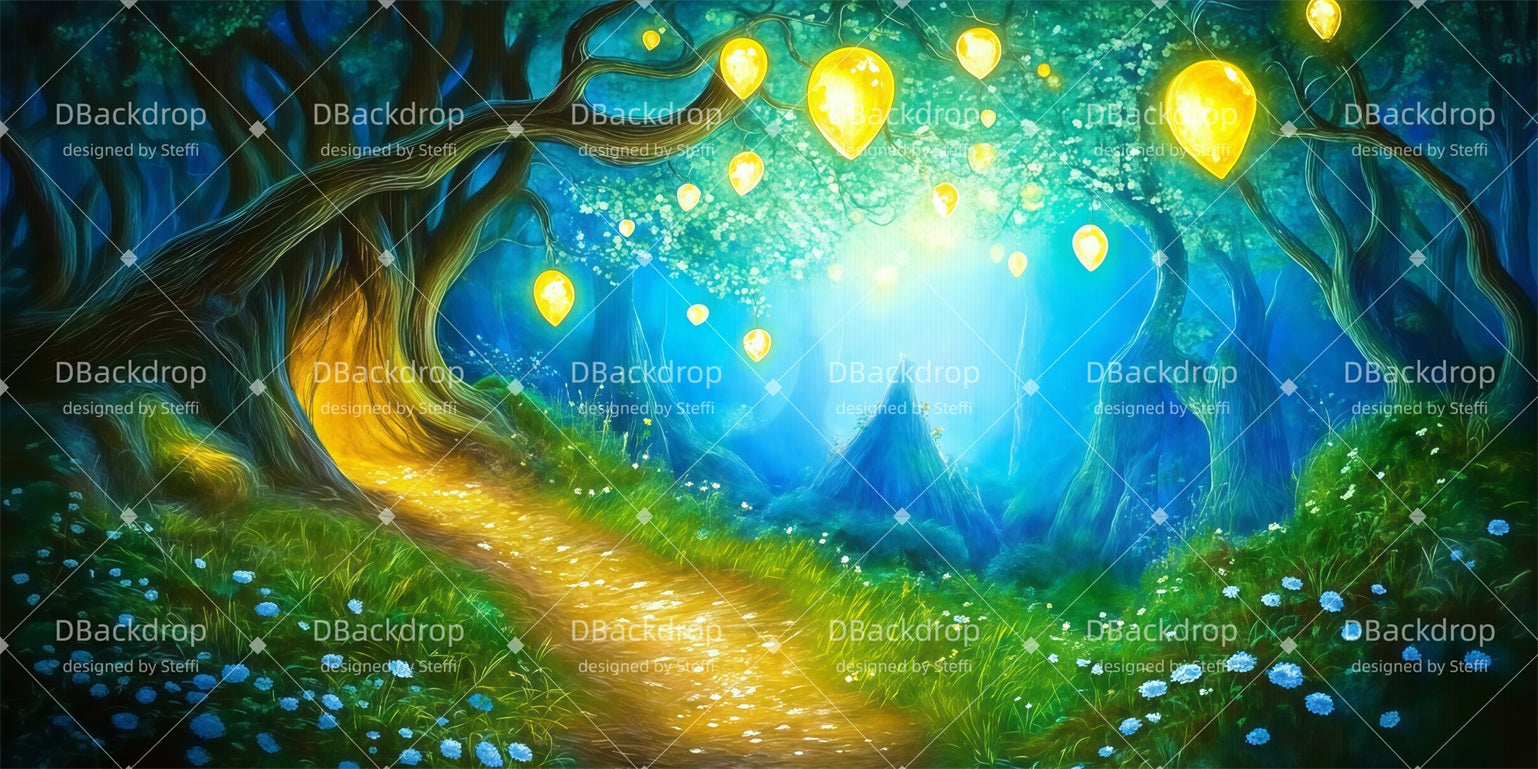 Fondale Teatrale Whoville Jungle Forest Fondale Da Palcoscenico CSH511-T15