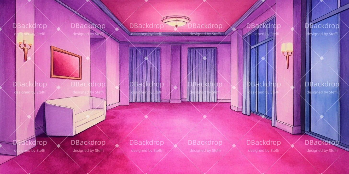 Fondali Per Palcoscenici Interni Di Locali Notturni Fondali Per Spettacoli CSH511-T32