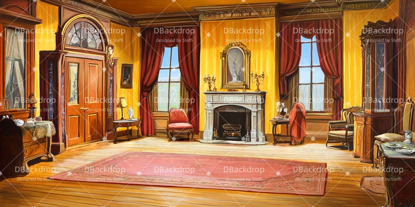 Fondali Per Spettacoli Interni Retrò Fondali Professionali Per Palcoscenici CSH511-T53