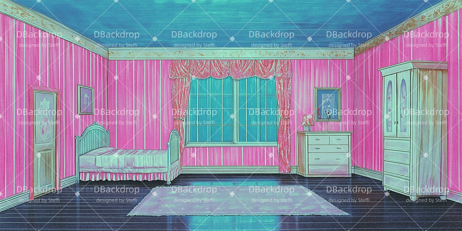 Fondali Per Spettacoli Fondale Rosa Per Camera Da Letto Per Spettacoli Teatrali CSH511-T63