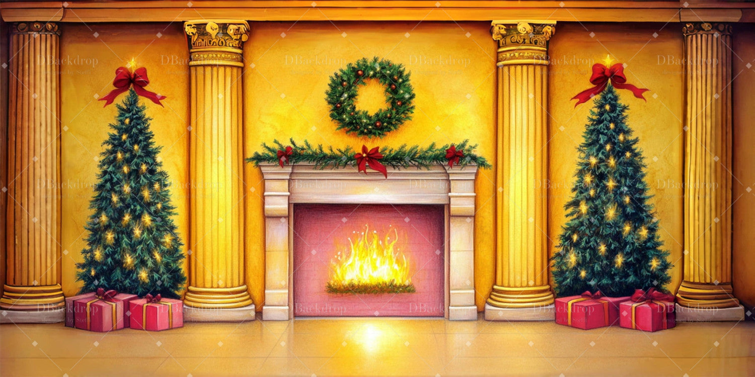 Fondali Per Palcoscenico Natalizio Fondali Per Teatro Di Lusso Natalizio CSH59-T8