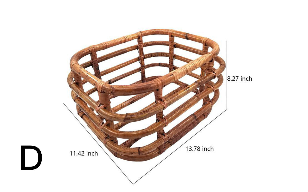 Dbackdrop Cestino Di Bambu Supporto Per Foto Neonato SYPJ9