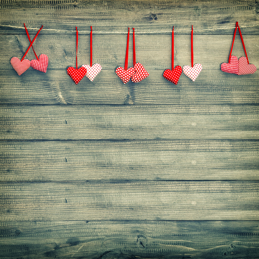 Fondale In Legno San Valentino Cuore D'Amore D1030