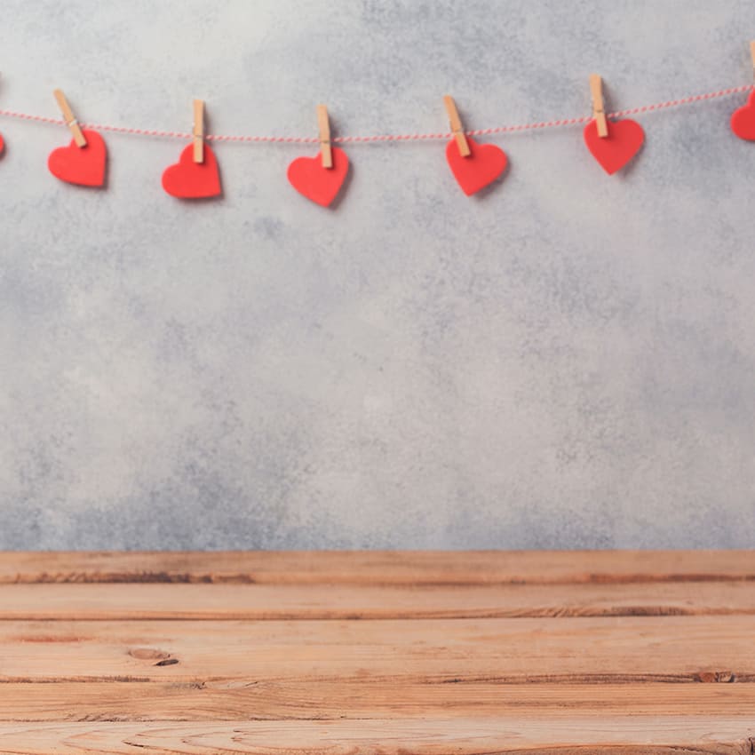 Contesto Di Legno Di Struttura Del Cuore Di Amore Di San Valentino D1035