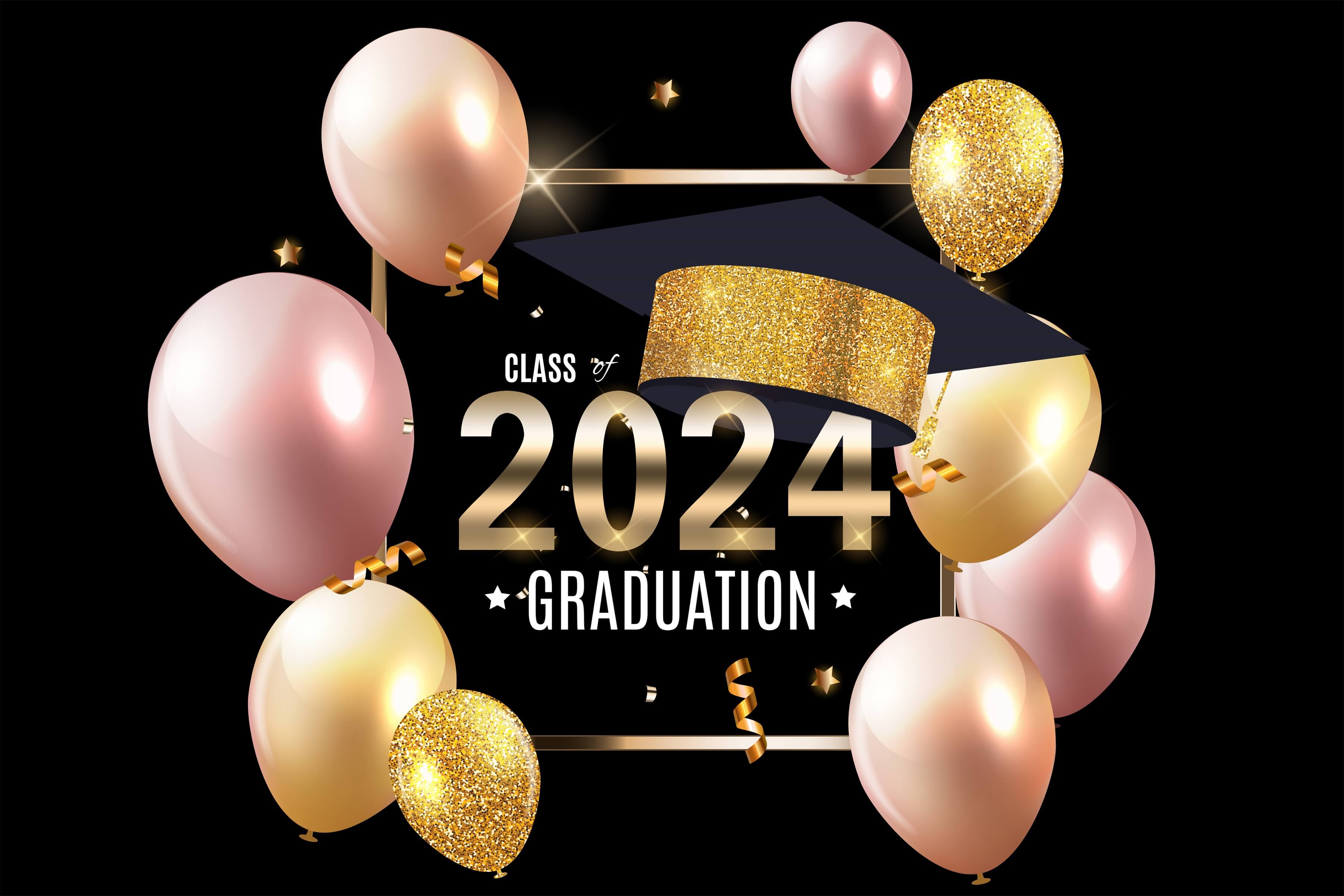 2024 Sfondo Per La Celebrazione Della Laurea Della Classe Del D1080