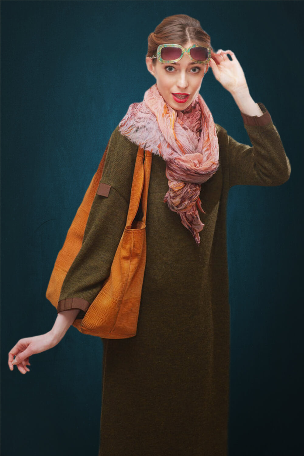 Fondale Strutturato Sfumato Blu Abstarct Per Fotografia D165