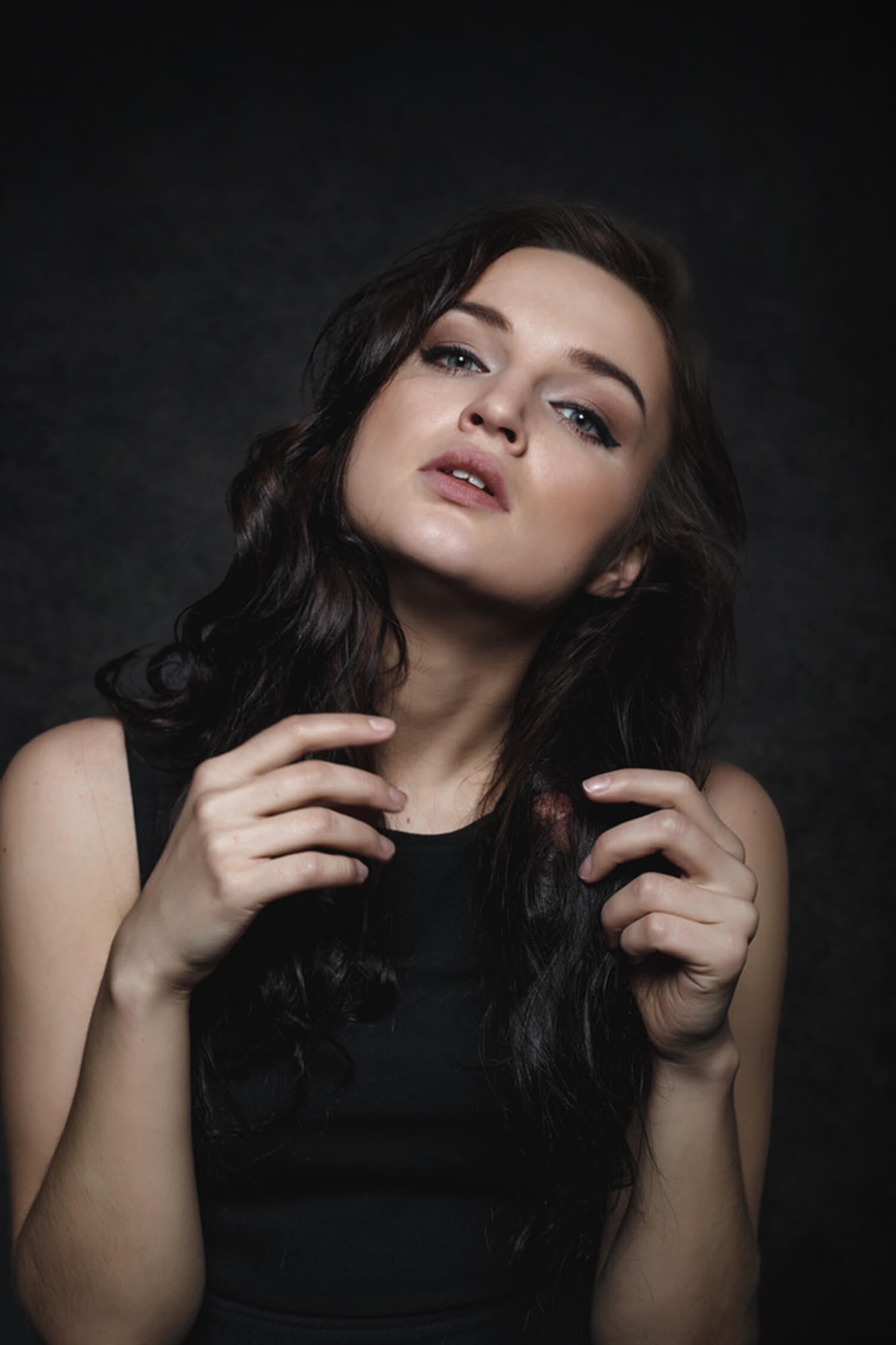 Sfondo Fotografico Astratto Nero Per Studio D189