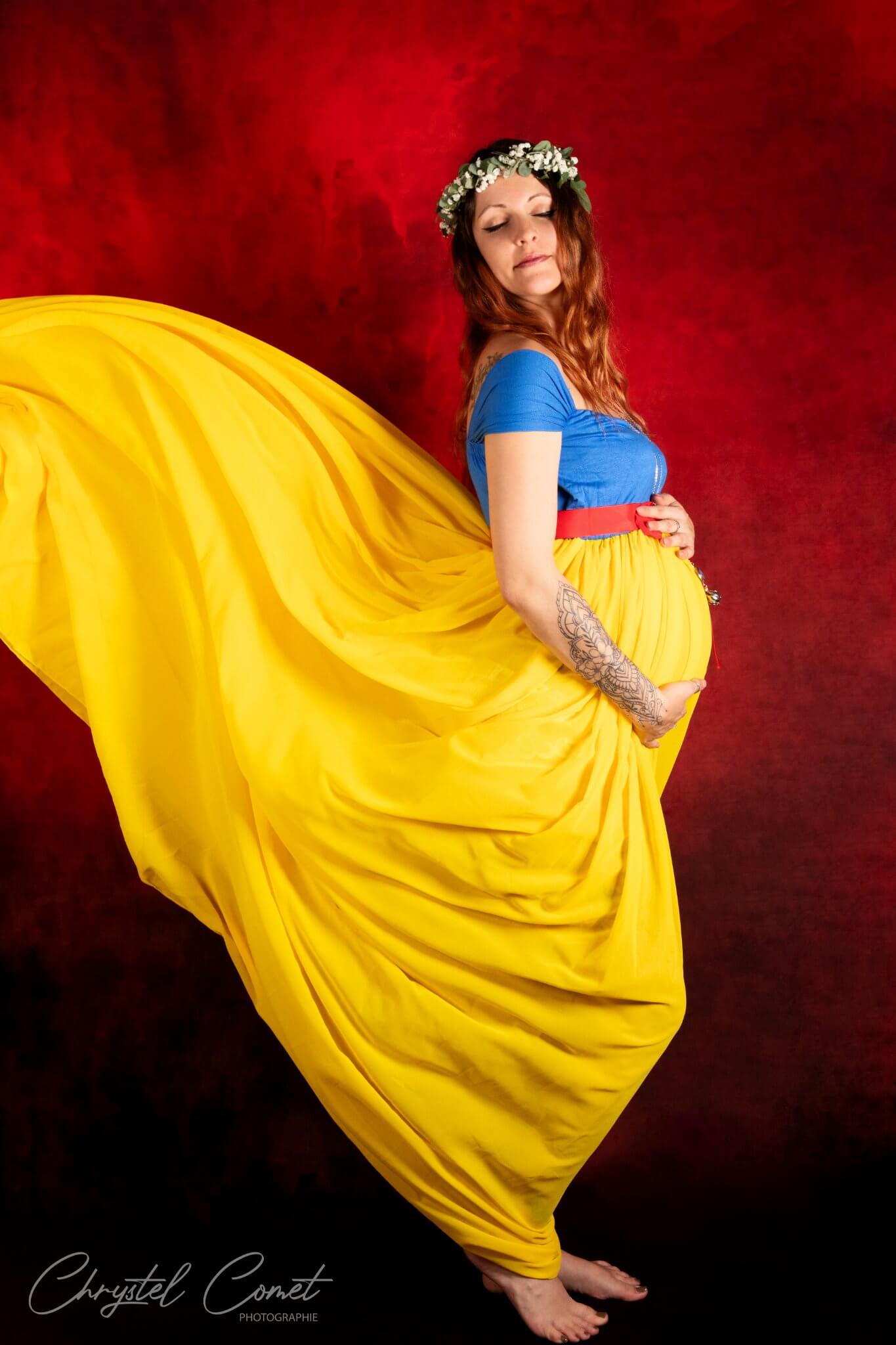 Sfondo Astratto Ritratto Rosso Acquerello Per Servizio Fotografico D206