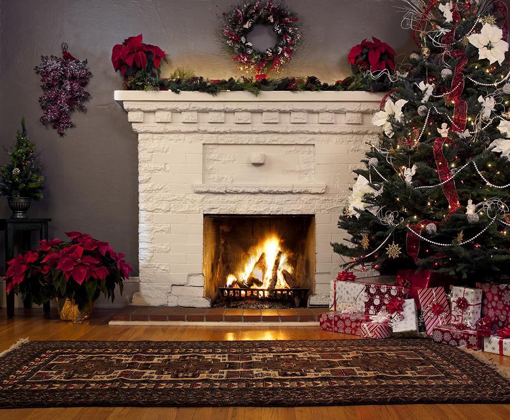 Sfondo Dell'Albero Dei Regali Di Natale Per La Decorazione Della Stanza DBD-19261