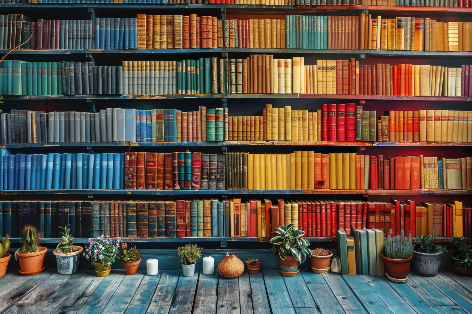 Sfondo In Legno Per Libreria Vintage Ritorno A Scuola DBD7-38