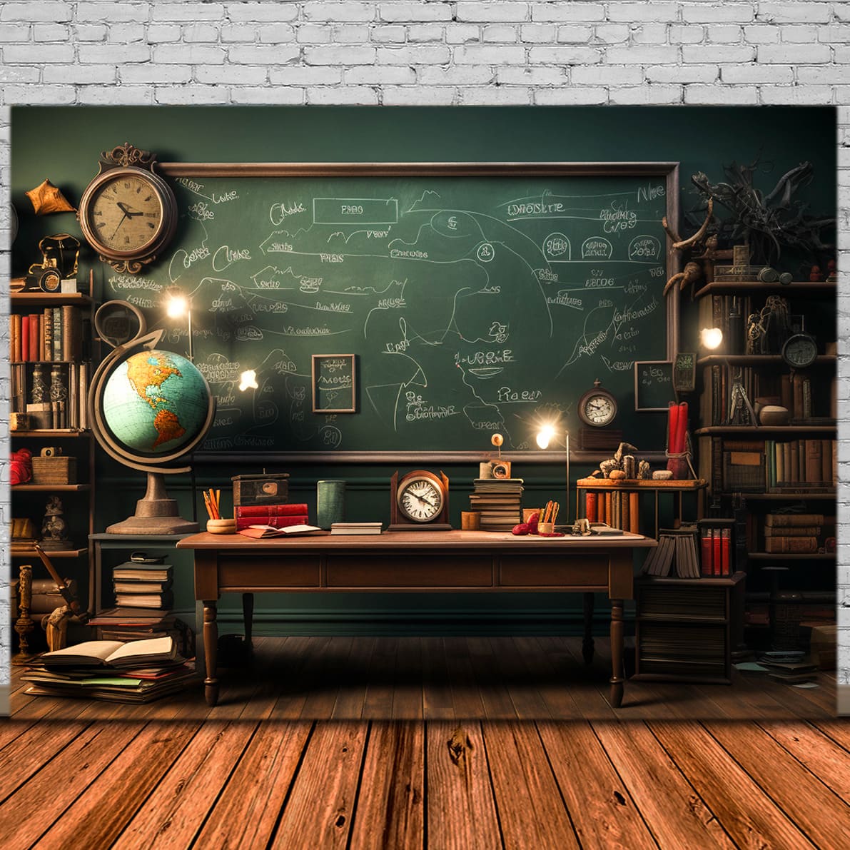 Ritorno A Scuola Sfondo Dell'Aula Didattica DBD7-39