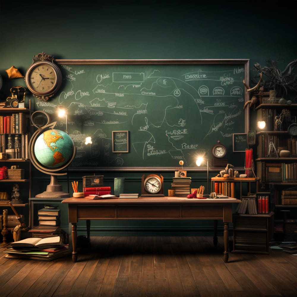 Ritorno A Scuola Sfondo Dell'Aula Didattica DBD7-39