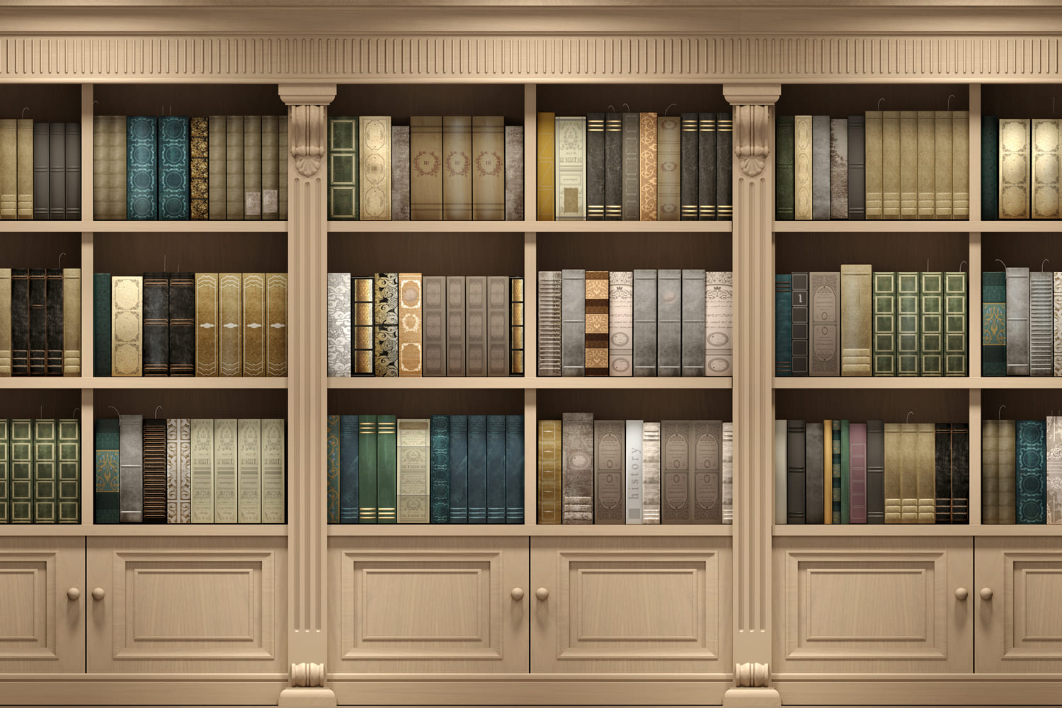 Libreria Da Parete In Legno Sfondo Ritorno A Scuola DBD7-44