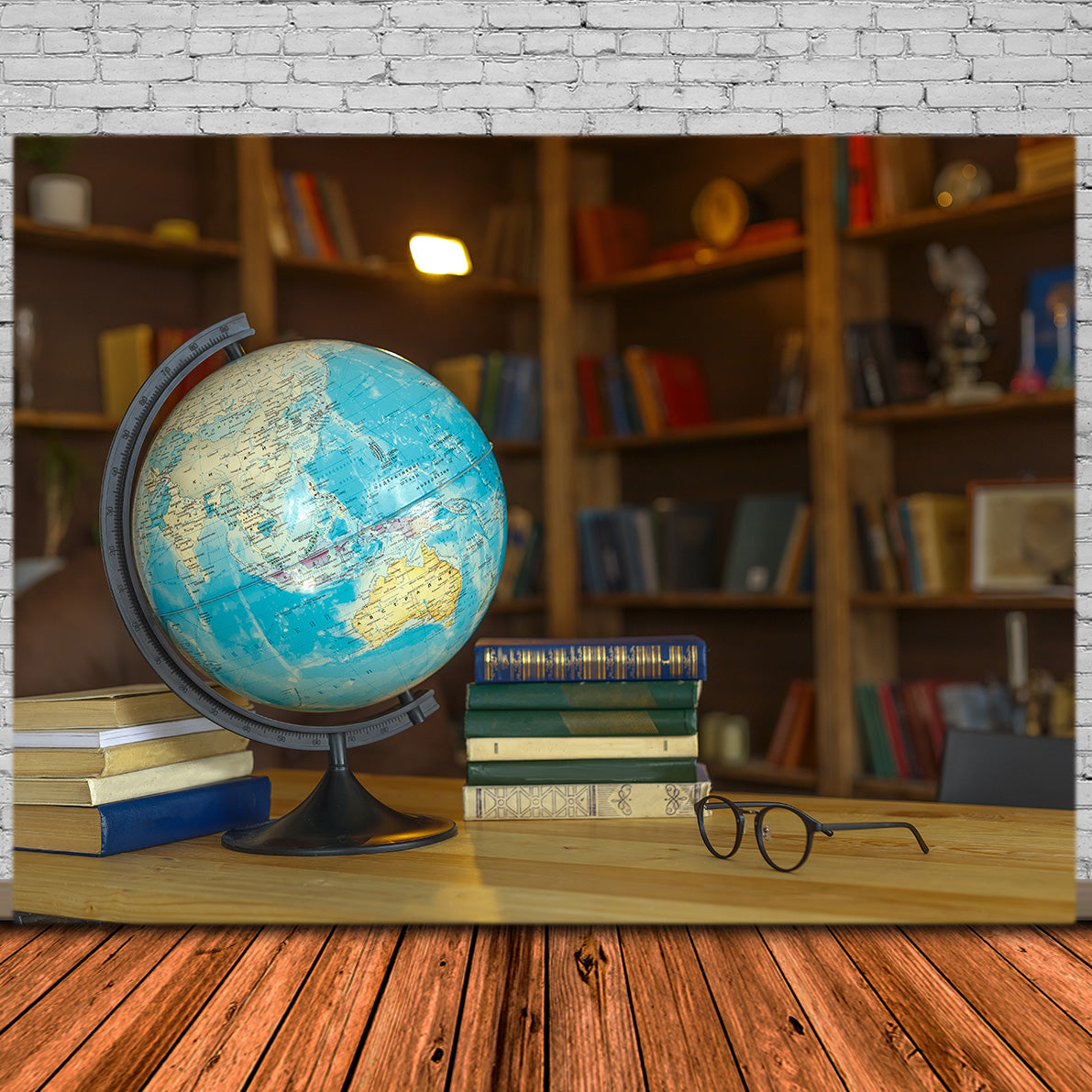 Tavolo Da Biblioteca Scrivania Sfondo Per Il Ritorno A Scuola DBD7-63