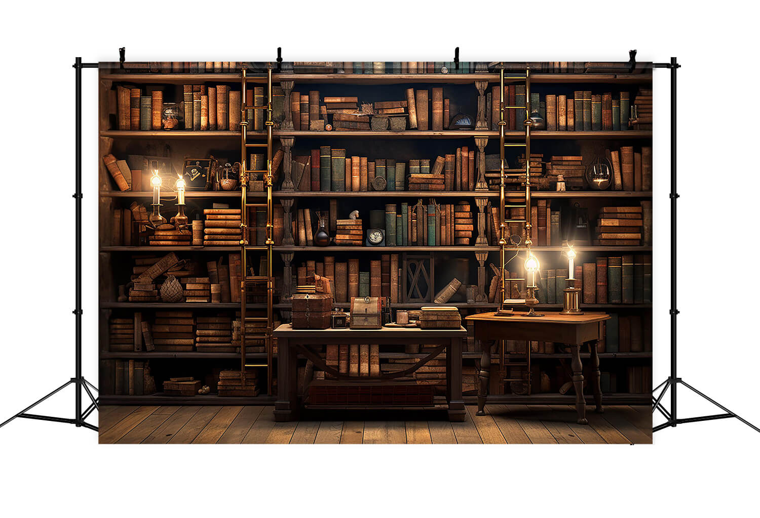 Sfondo Per Libreria Vintage Ritorno A Scuola DBD7-7