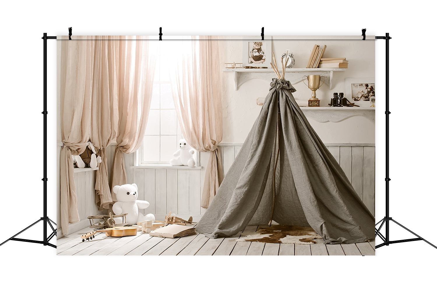 Tenda Per Aereo Ritorno A Scuola Fondale Fotografico DBD7-72