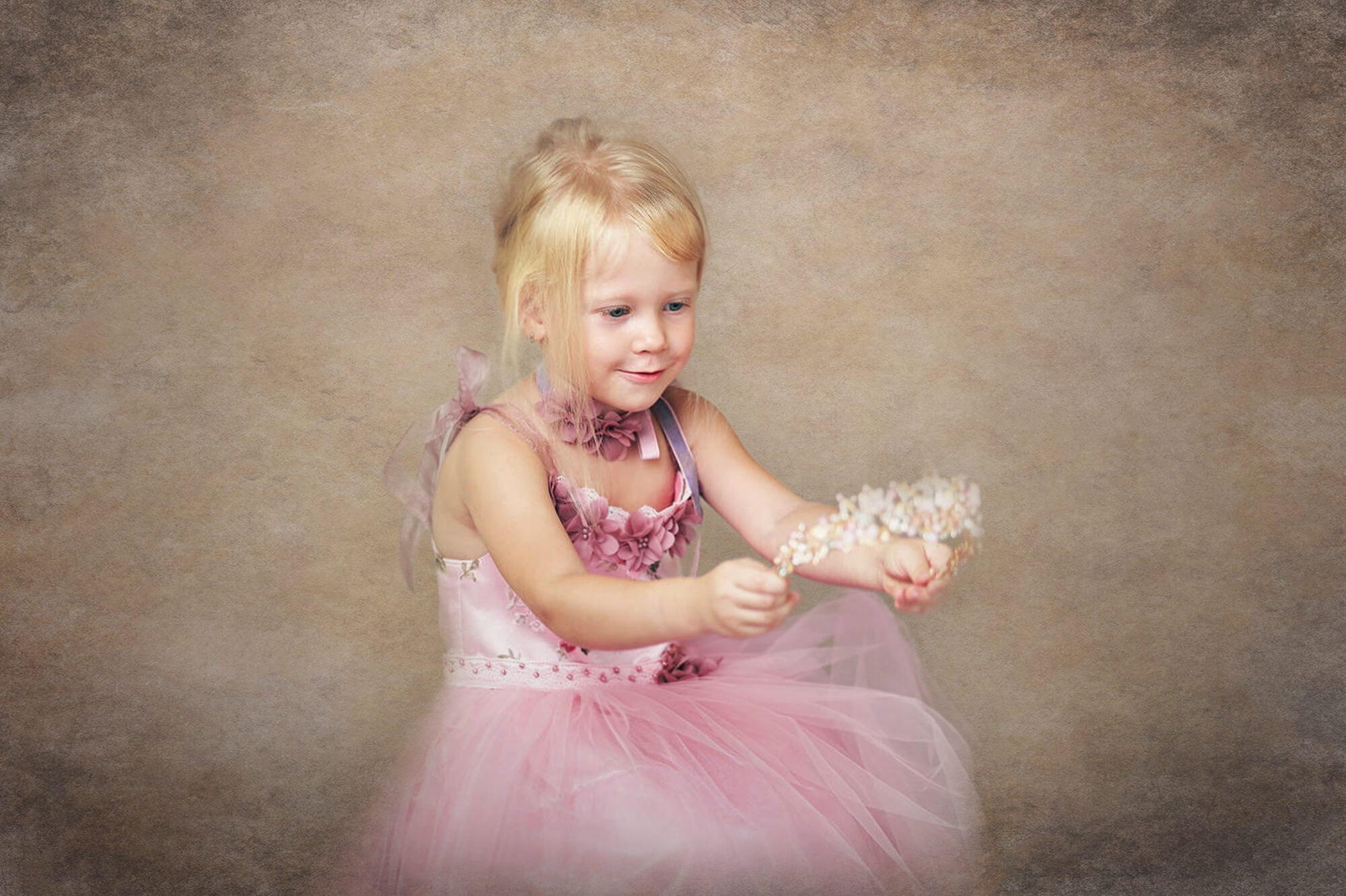 Fondale Per Cabina Fotografica Con Texture Beige Astratta DHP-447