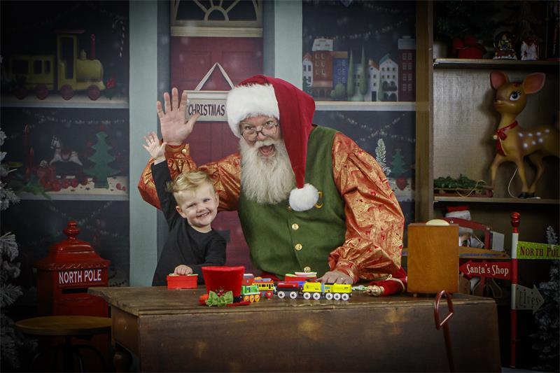 Sfondo Fotografico Per Laboratorio Di Babbo Natale G-024