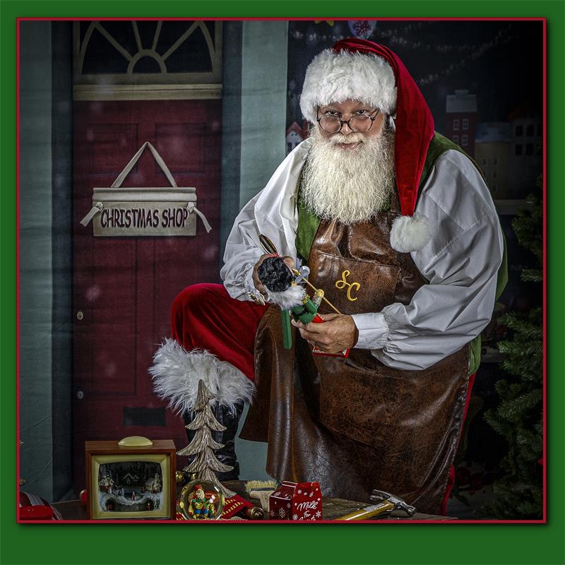 Sfondo Fotografico Per Laboratorio Di Babbo Natale G-024