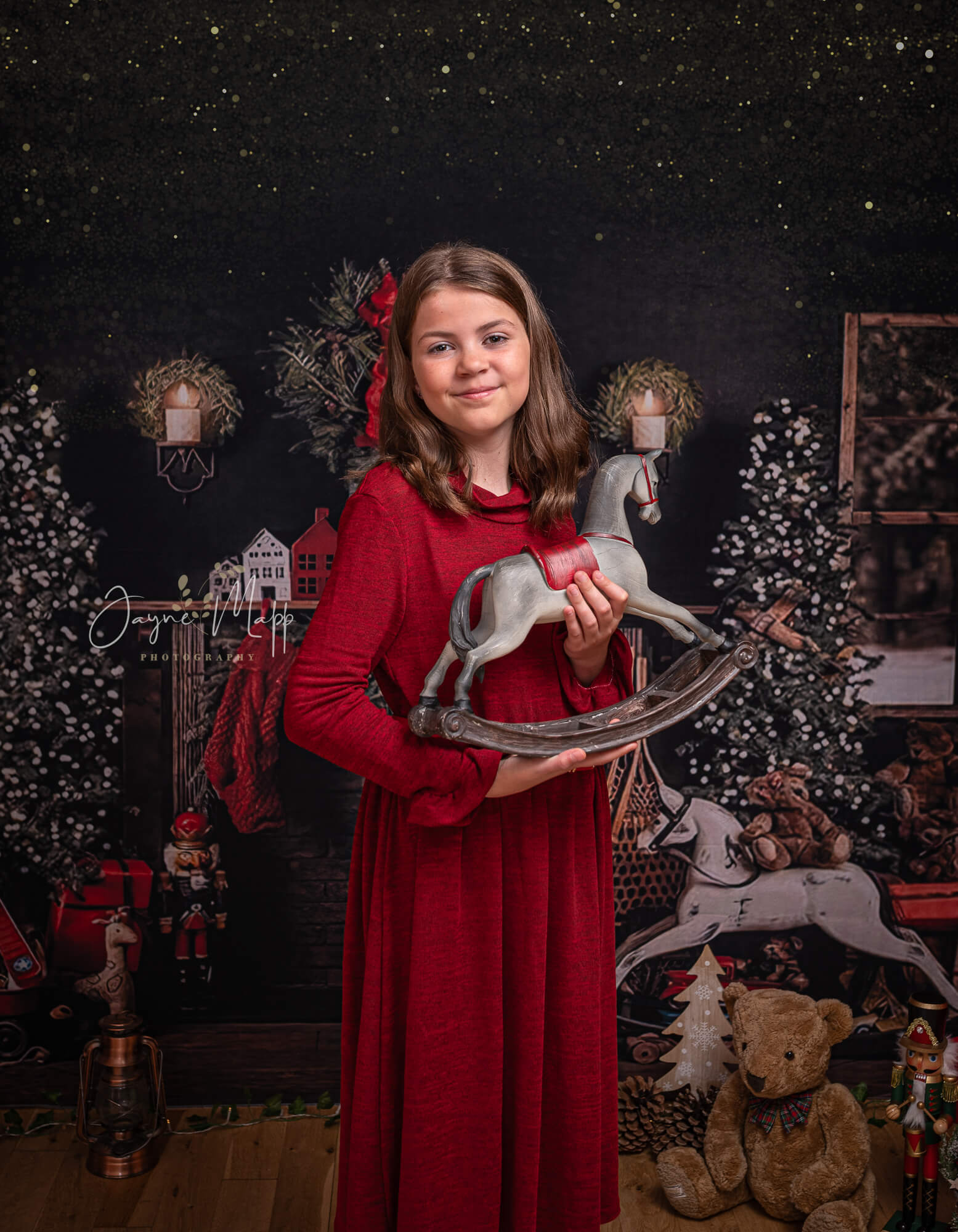 Sfondo Decorativo Per La Stanza Degli Alberi Di Natale Per La Fotografia G-1434
