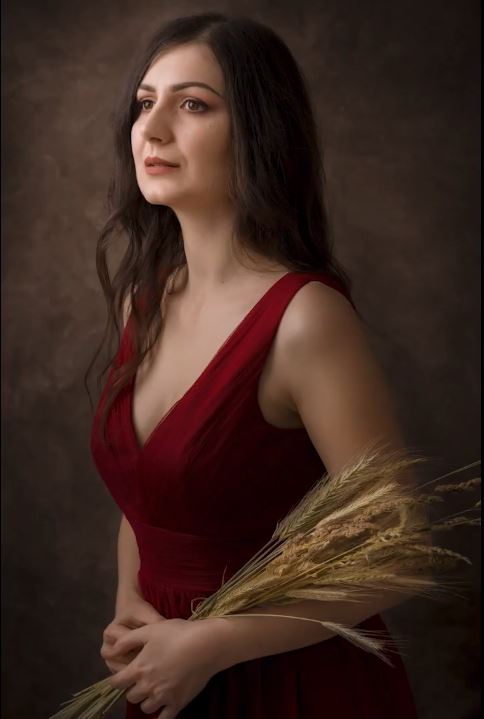 Texture Astratta Old Master Sfondo Marrone Scuro Per Fotografia G25