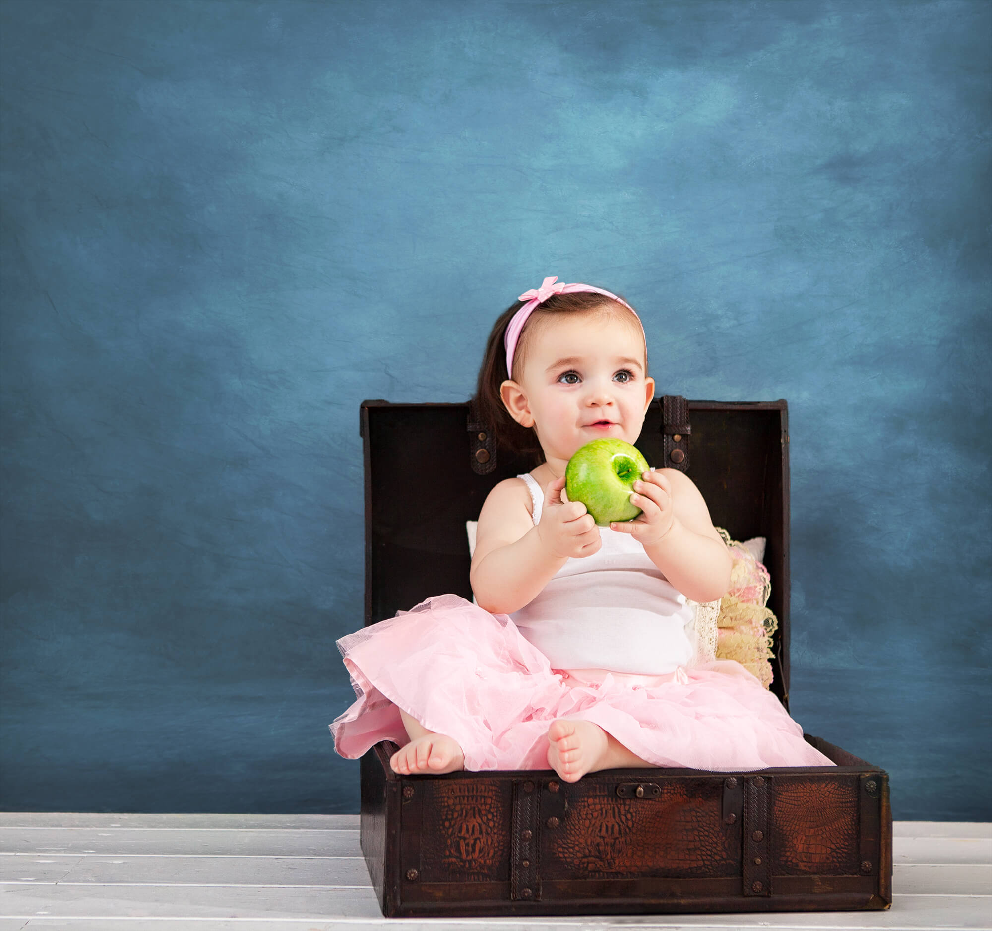 Fondale Per Fotografia Di Ritratto Con Texture Astratta Blu GC-151