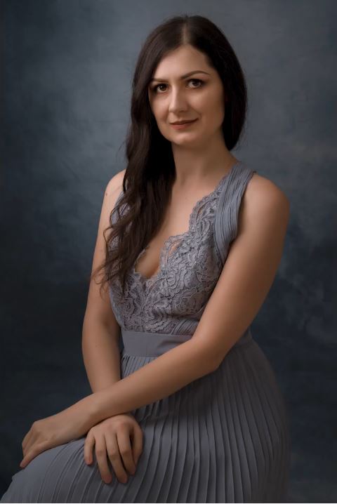 Fondale Per Fotografia Di Ritratto Con Texture Astratta Blu GC-151