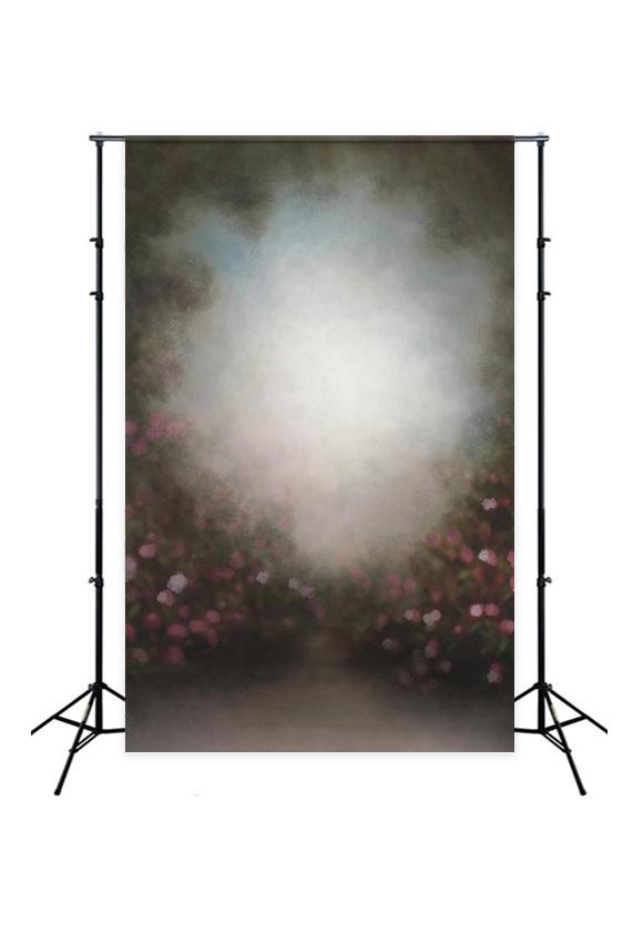 Abstract Flowers Texture Blurry Beautiful Backdrop for Photo GC-173