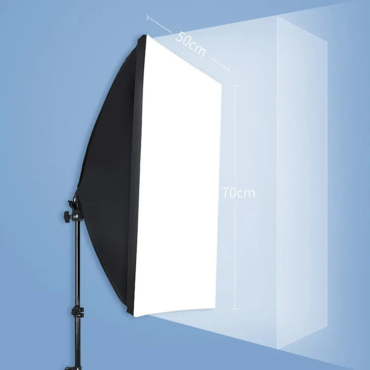 Studio Photography Light 2 Pezzi Softbox Kit Di Illuminazione Con lampadine da 185W BP1691