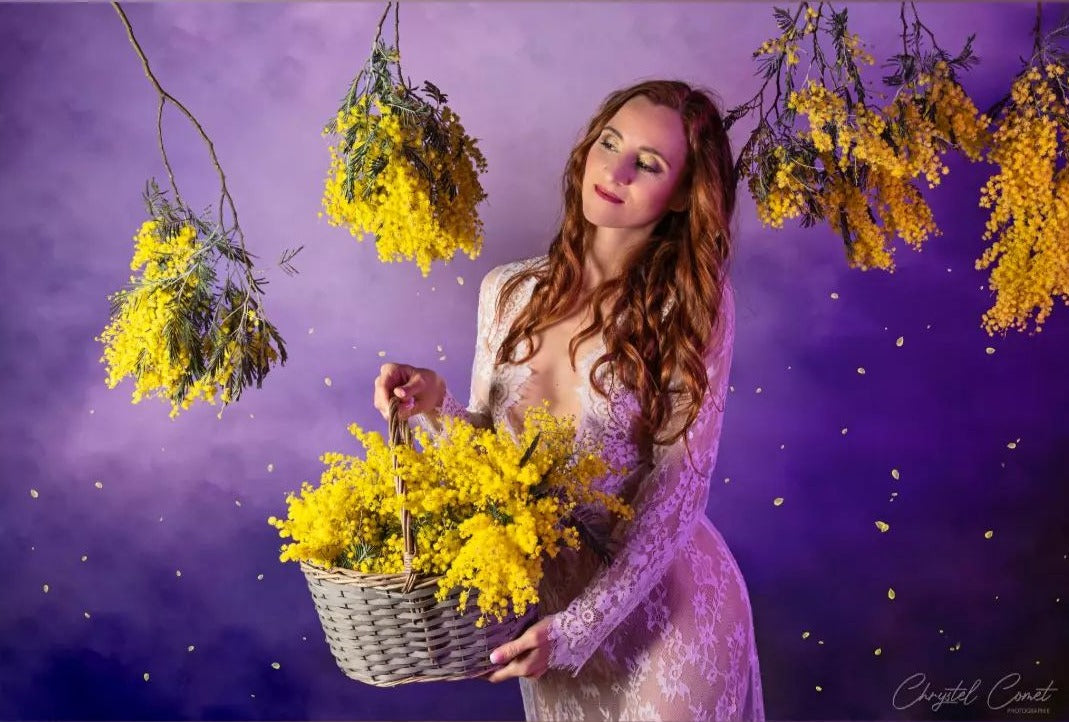 Sfondo Di Arte Astratta Viola Scuro Per Fotografia HF-0004