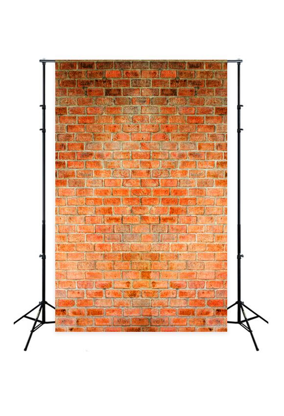 Sfondo Di Cabina Fotografica Con Muro Di Mattoni Rossi J03145