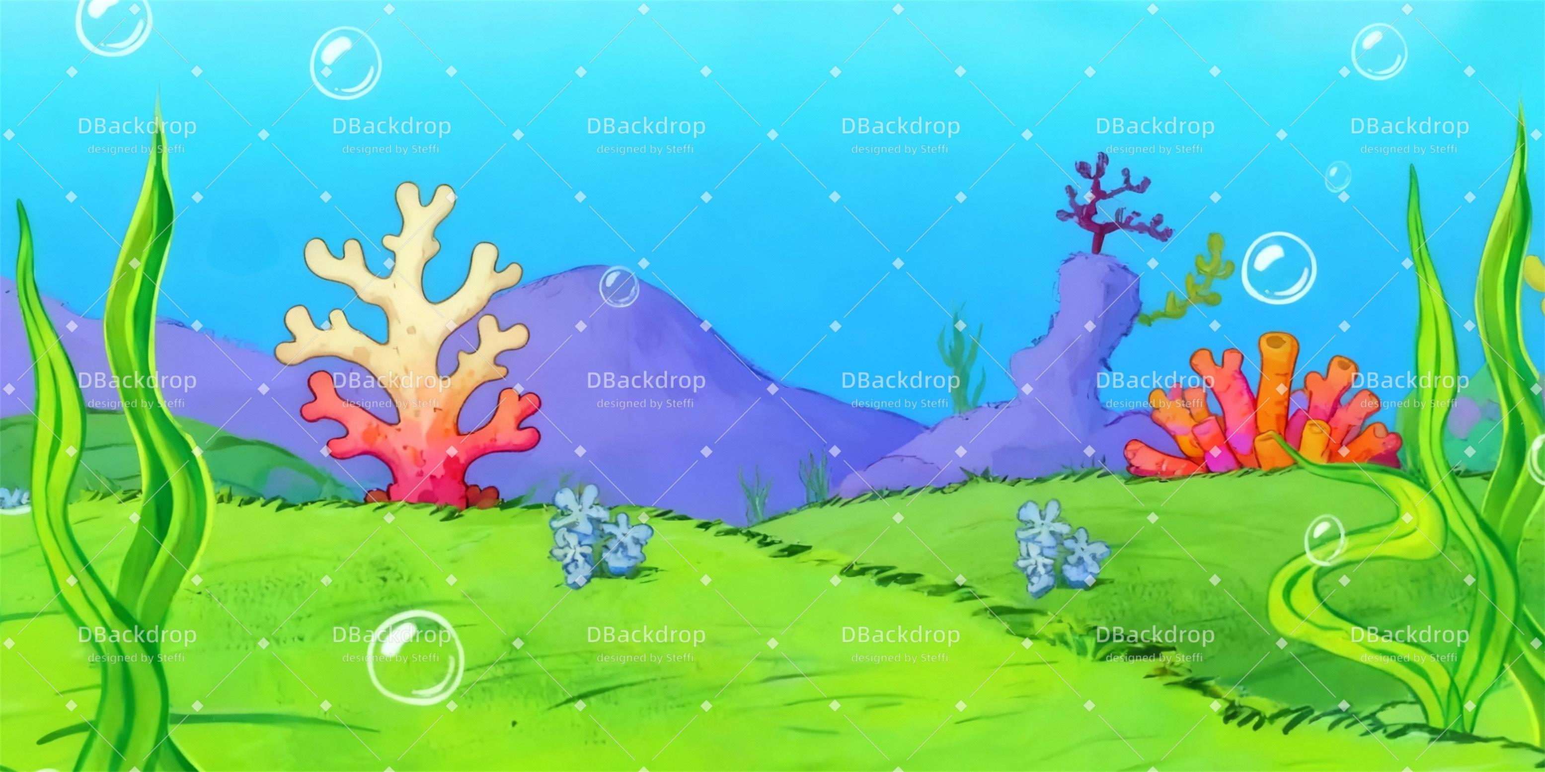 Fondale Per Palcoscenico Teatrale Fondali Per Teatro Con Campo Di Meduse CSH59-T90