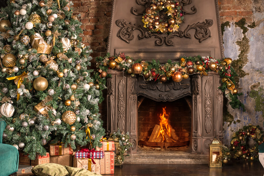 Fondali Per Cabine Fotografiche Per Regali Per Albero Di Natale KAT-31