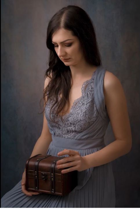 Sfondo Strutturato Astratto Marrone Verde Per Fotografi LV-1097