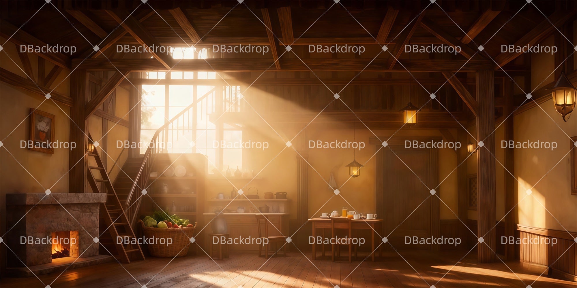 Fondale Teatrale Per La Scuola Di Cenerentola A Casa LXX510-T55